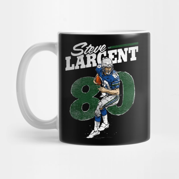 Steve Largent Seattle Retro by MASTER_SHAOLIN